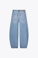 JEAN TRF CURVE TAPERED TAILLE HAUTE