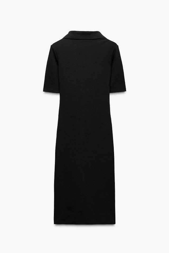 Zara INTERLOCK POLO COLLAR DRESS at Mall of America in Bloomington, MN Zara INTERLOCK POLO COLLAR DRESS at Mall of America in Bloomington, MN