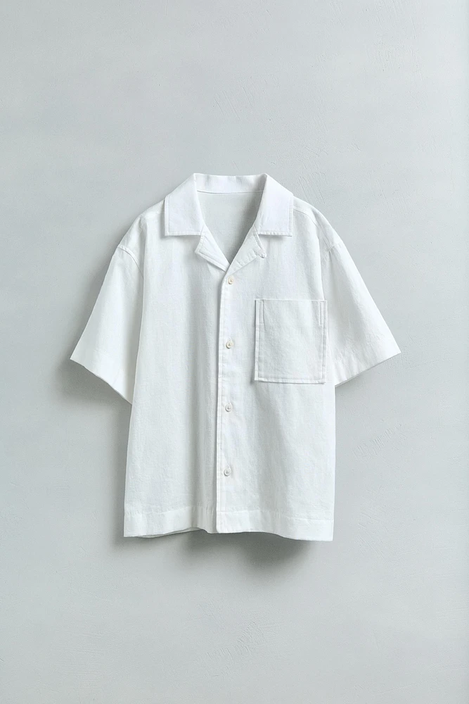 CHEMISE EN COTON LIN