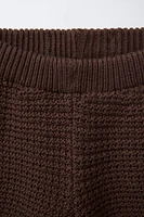 SHORT EN MAILLE À MARGUERITES
