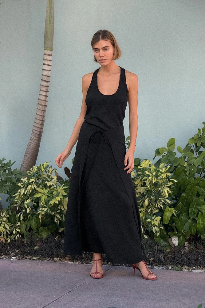 FLOWY TEXTURED DRESS