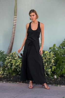 FLOWY TEXTURED DRESS