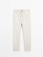 Cotton blend joggers