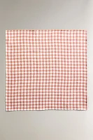 LOT SERVIETTES DE TABLE VICHY COMBINÉS (LOT DE 2)