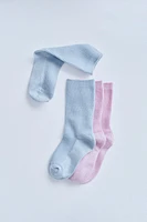 ZARA TIMELESS - LOT DE DEUX PAIRES CHAUSSETTES EN MAILLE