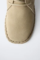 ZARA TIMELESS - CHAUSSURES EN CUIR À LACETS