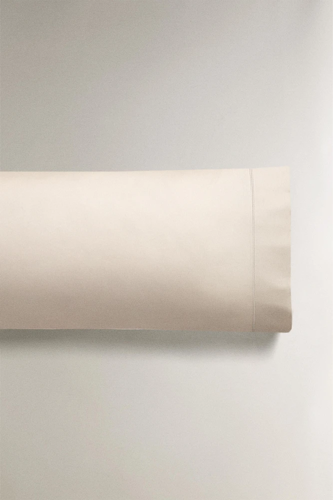 SATEEN PILLOWCASE WITH FESTOON DESIGN (300 THREAD COUNT)