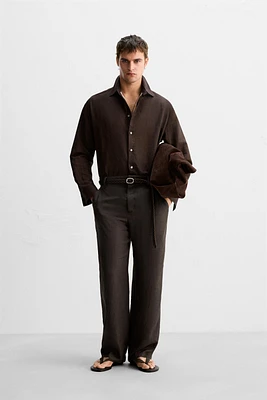 CHEMISE EN LIN ET COTON ÉDITION LIMITÉE
