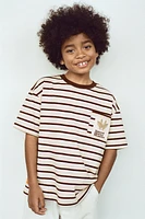 NATURAL HISTORY MUSEUM LONDON © STRIPED POCKET T-SHIRT