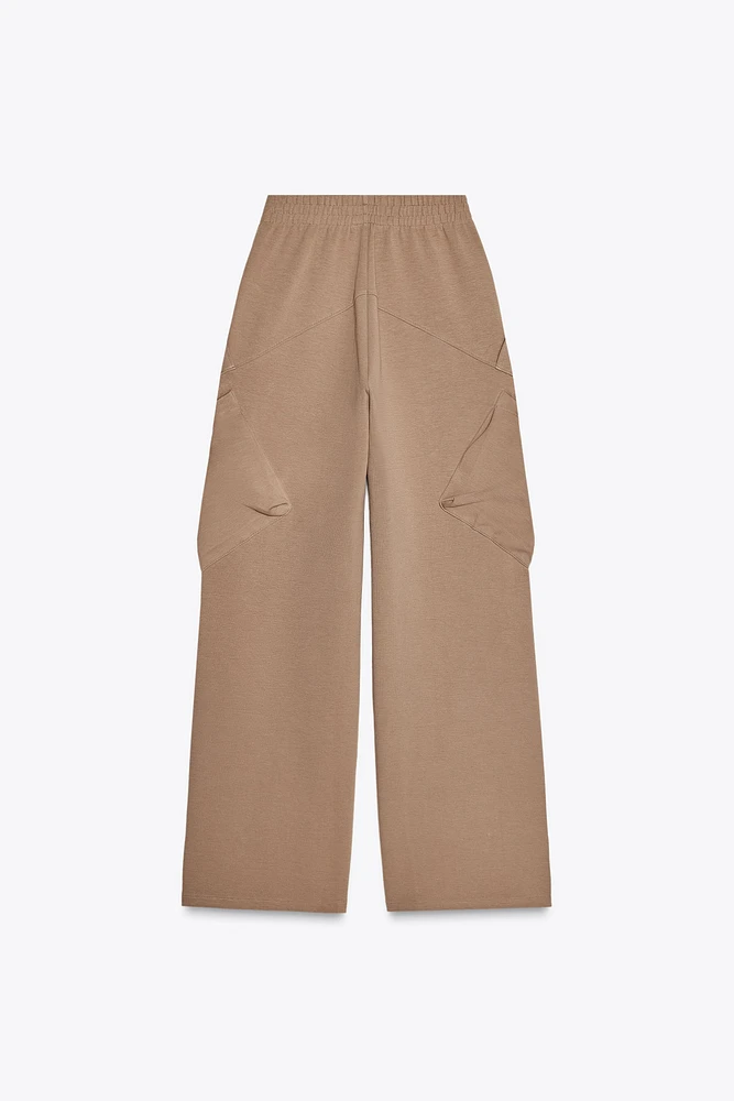 WIDE LEG CARGO PANTS