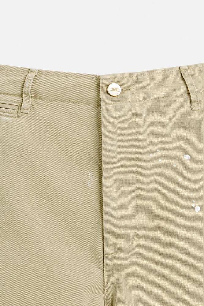PAINT SPLATTER CHINO PANTS