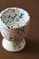 SPLATTERED STONEWARE EGG CUP
