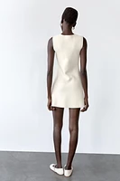 SHORT PLAIN KNIT DRESS