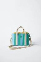 STRIPED CROSSBODY BAG