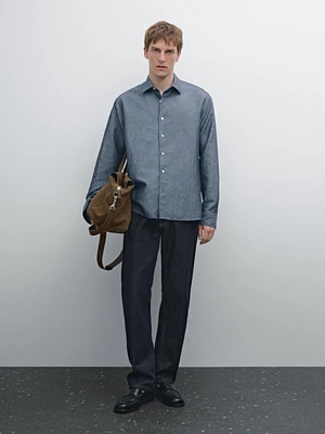 Chemise denim regular fit