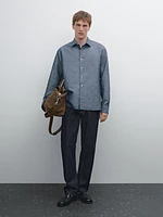 Chemise denim regular fit