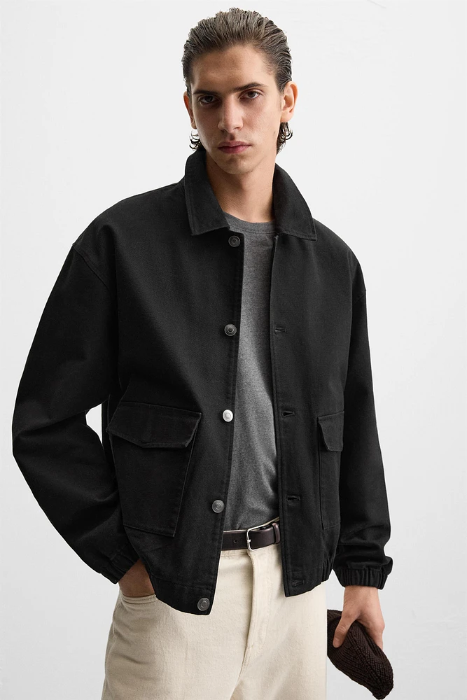 COTTON CANVAS JACKET