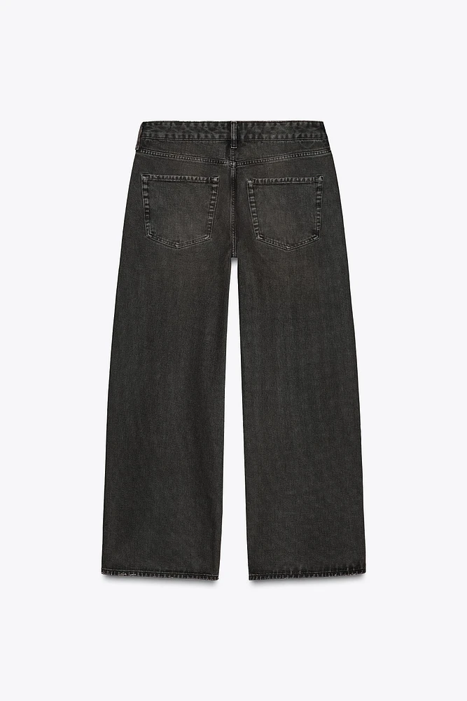 STRAIGHT CUT MID RISE JEANS ZW COLLECTION