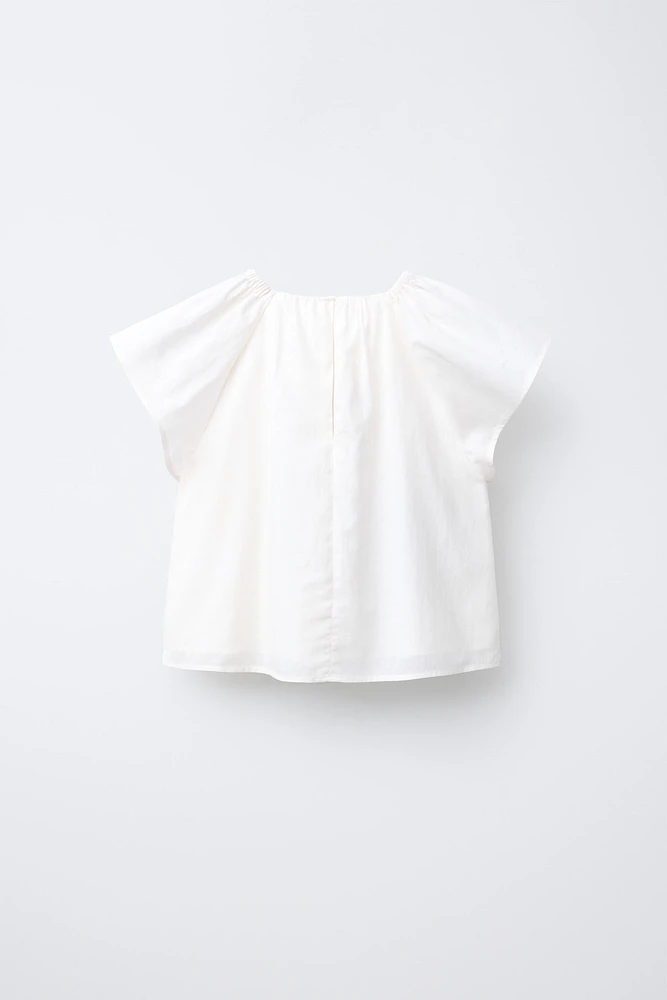 BLOUSE IMPRIMÉE À FLEURS