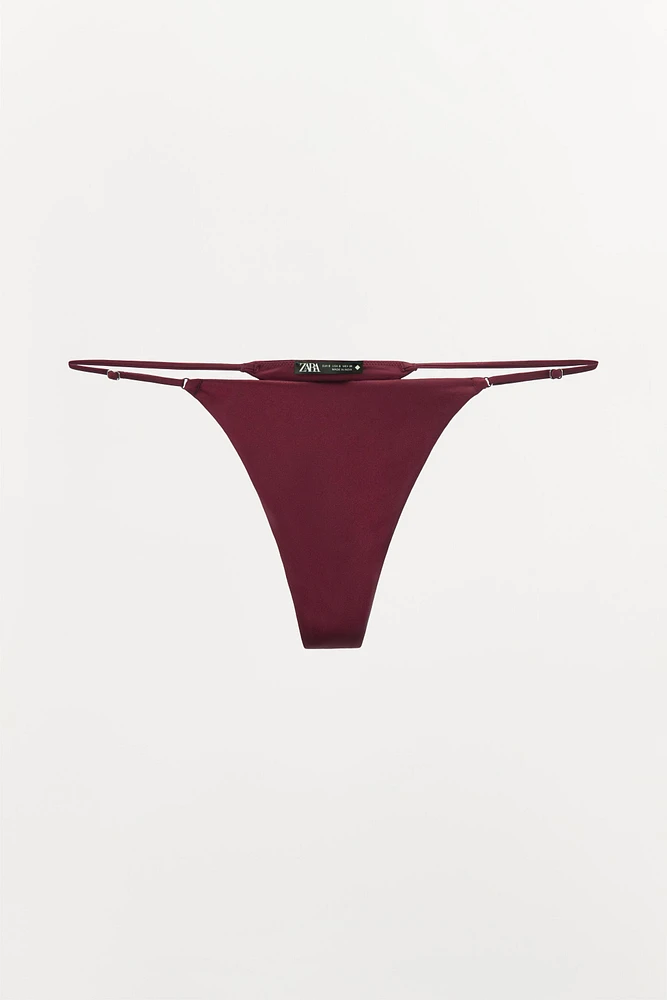 TANGA AVEC SOIE