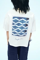 X FANGLU LIN PATCH T-SHIRT