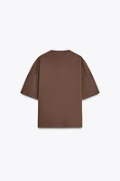 SHORT SLEEVE INTERLOCK SWEATSHIRT