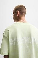 PRINTED TEXT T-SHIRT