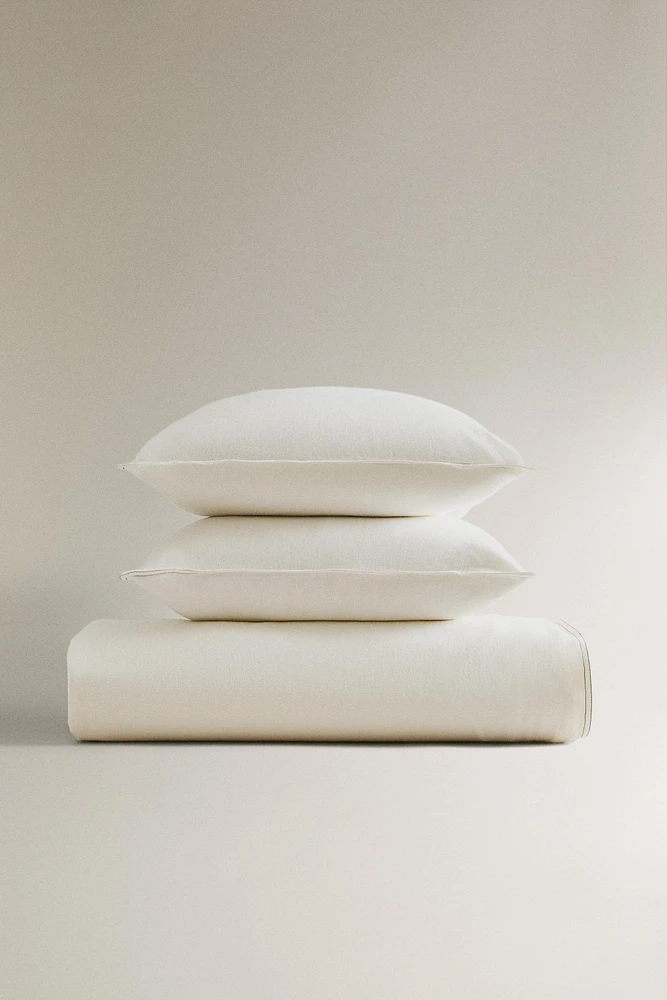 TOPSTITCHED DUVET COVER
