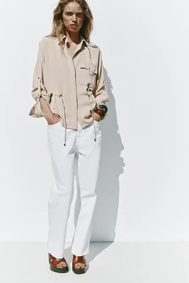 CREPE SAFARI SHIRT