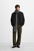 REGULAR FIT PADDED OVERSHIRT