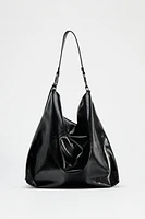REVERSIBLE SLOUCHY BUCKET BAG