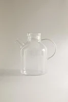 BOROSILICATE GLASS PITCHER WITH LID