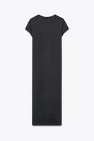 WASHED MIDI DRESS