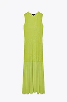 COMBINATION KNIT DRESS
