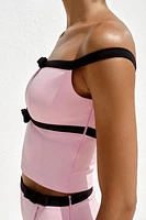 TIE FRONT CROP TOP