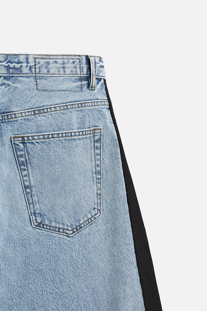 BAGGY FIT STRIPE JEANS