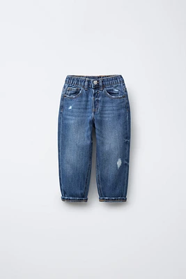 RIPPED BAGGY JEANS