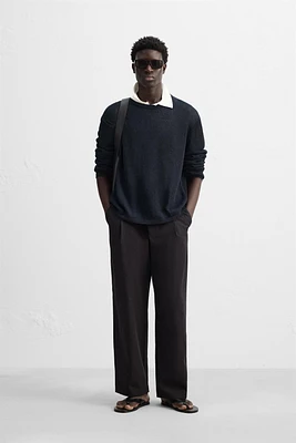 100% LINEN SWEATER