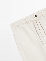 Cotton blend joggers