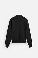RELAXED FIT KNIT POLO SHIRT
