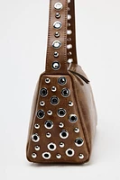 SAC PORTÉ ÉPAULE AVEC DÉCORS MÉTALLIQUES
