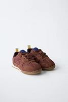 CONTRAST COMBINATION SNEAKERS