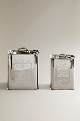 STAINLESS STEEL STORAGE JAR