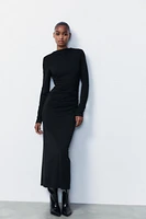 ROBE DRAPÉE À DOS NU