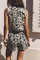 PRINTED SKORT