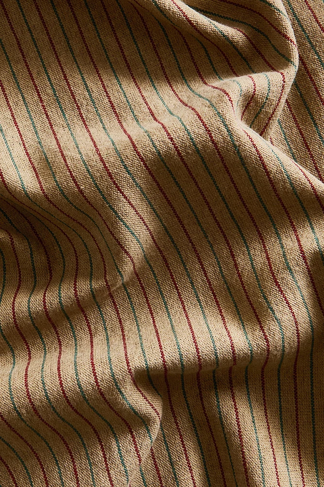 STRIPED COTTON BLANKET