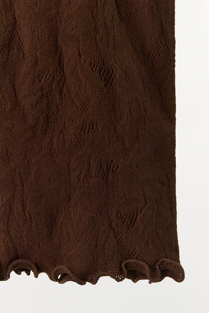 TOP À BRETELLES SANS COUTURE