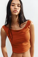 DRAPED CROP TOP