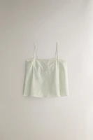 COTTON TOP WITH EMBROIDERY