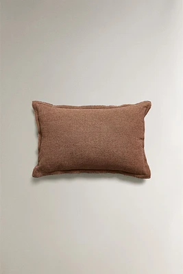 PLAIN COTTON THROW PILLOW COVER